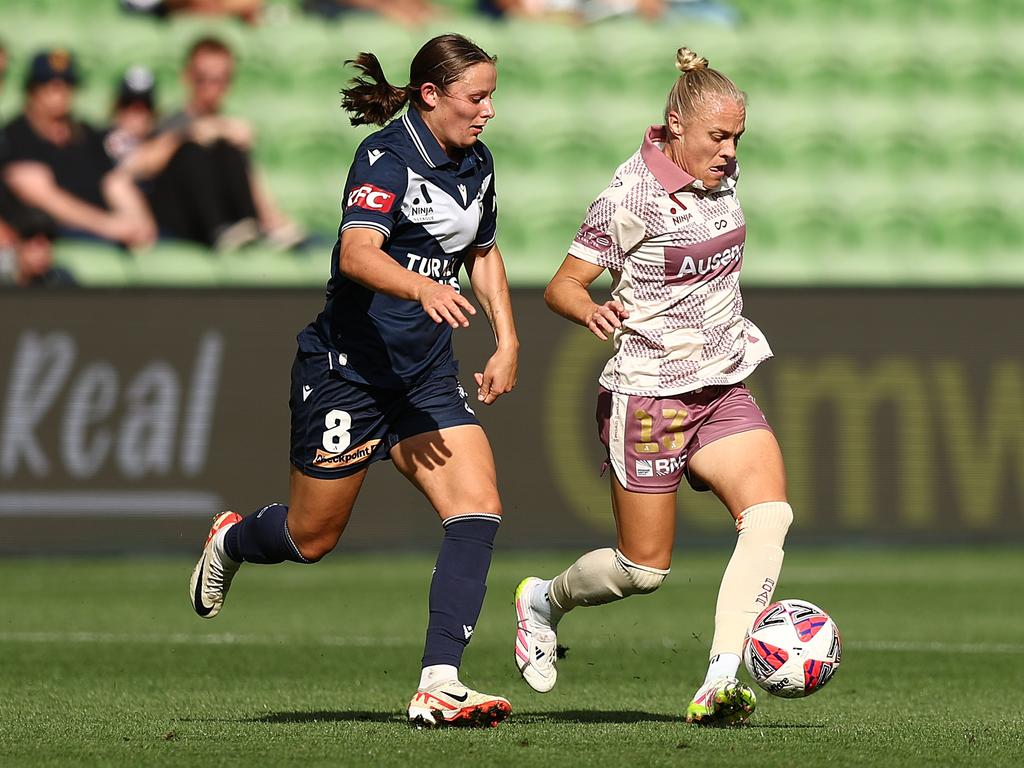 Roar and Matildas star Tameka Yallop is among the established stars with access to the off-season program. Picture: Getty Images