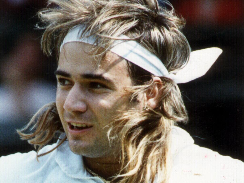 Agassi wigs out in Melbourne ahead of AO appearance