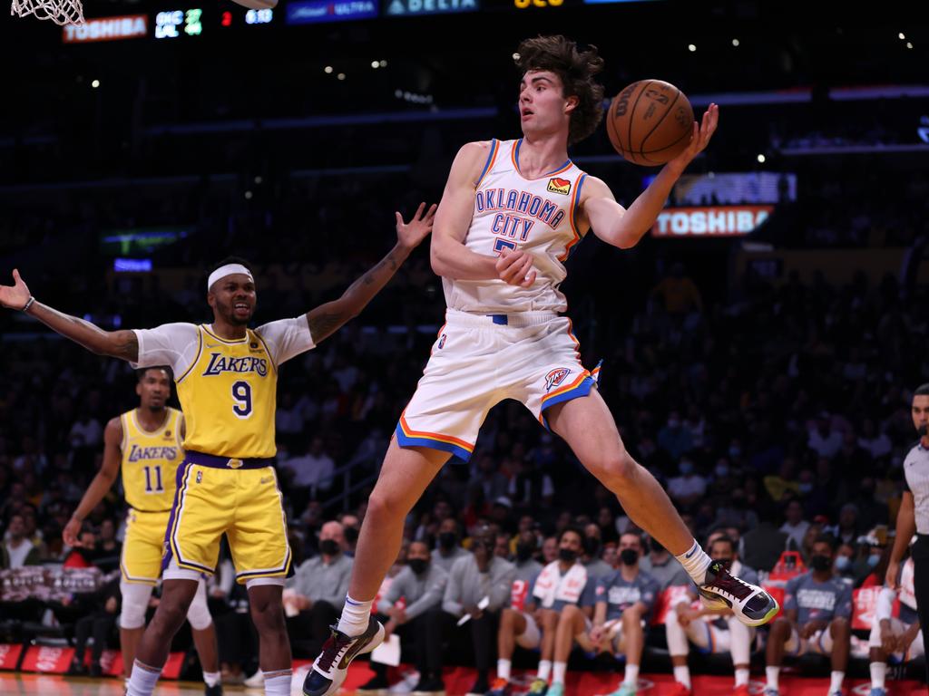 Josh Giddey has been an early smash hit in his first NBA season. Picture: Getty Images