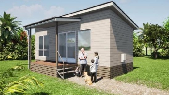 Six new self-contained cabins will be built on the Paluma Rd site in four stages. Picture: WRC