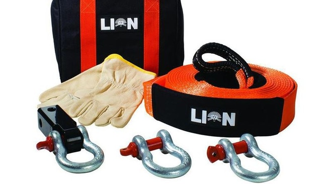 The Lion 4WD Recovery Snatch Straps have been recalled by the ACCC. Picture: ACCC