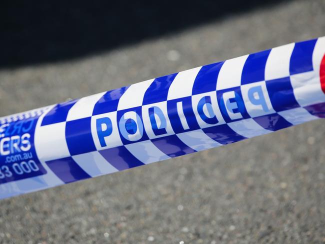 SYDNEY, AUSTRALIA - Newswire Photos - MAY 23 2023: A  general stock view of Police tape on a crime scene in Sydney.  Picture : NCA Newswire / Gaye Gerard