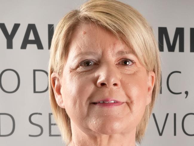 Natasha Stott Despoja giving her opening address at the Domestic Violence royal commission at the Attorney-General's Department. 20 November 2024. Picture: Dean Martin