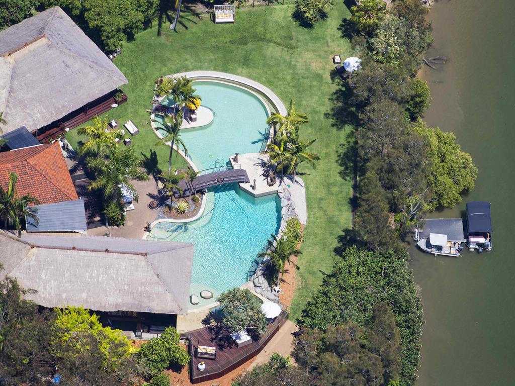 Among the attractions on the island is the lagoon pool. Picture: Lachie Millard