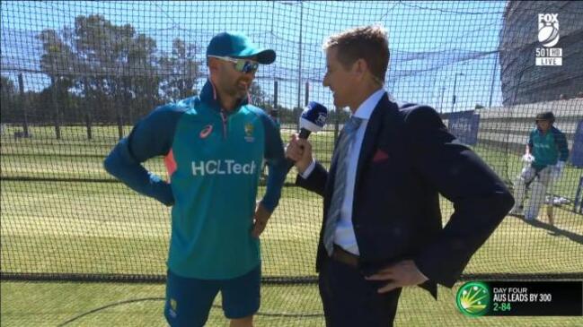 Nathan Lyon gives tour of Aussie pre match preparation