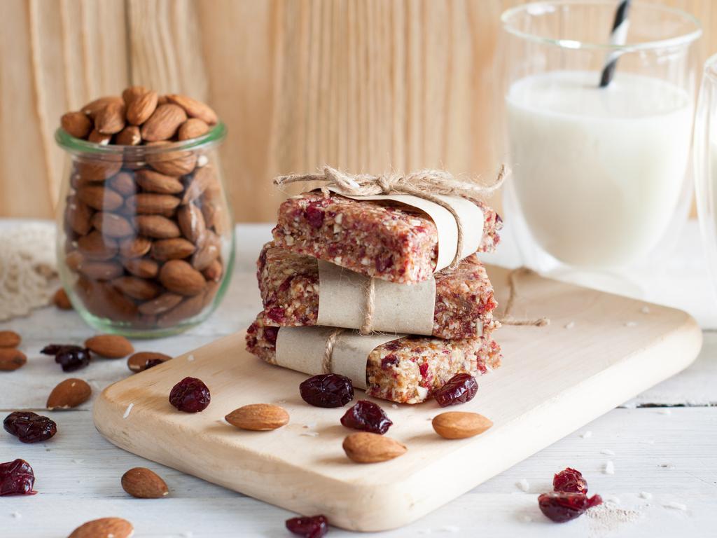 Try a protein-based snack bar midafternoon. Picture: iStock