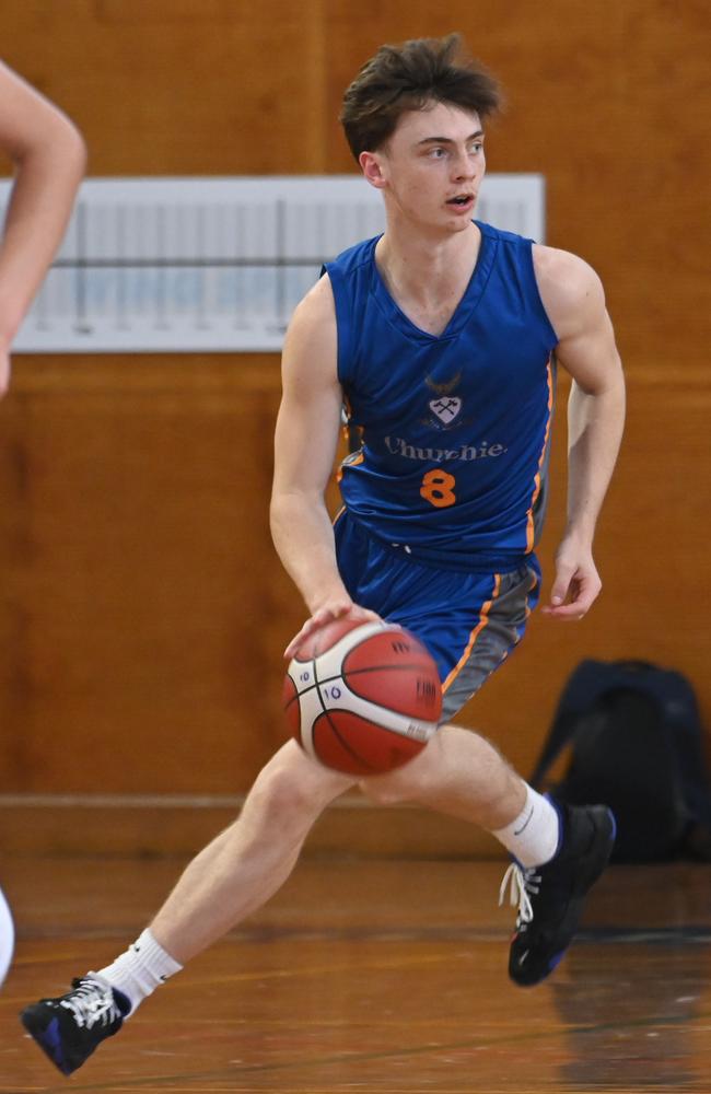 GPS First V basketball between Churchie and Nudgee. Saturday July 27, 2024. Picture, John Gass