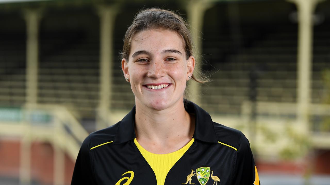Annabel Sutherland could make her international debut in the World Cup. Photo: James Ross/AAP Image.