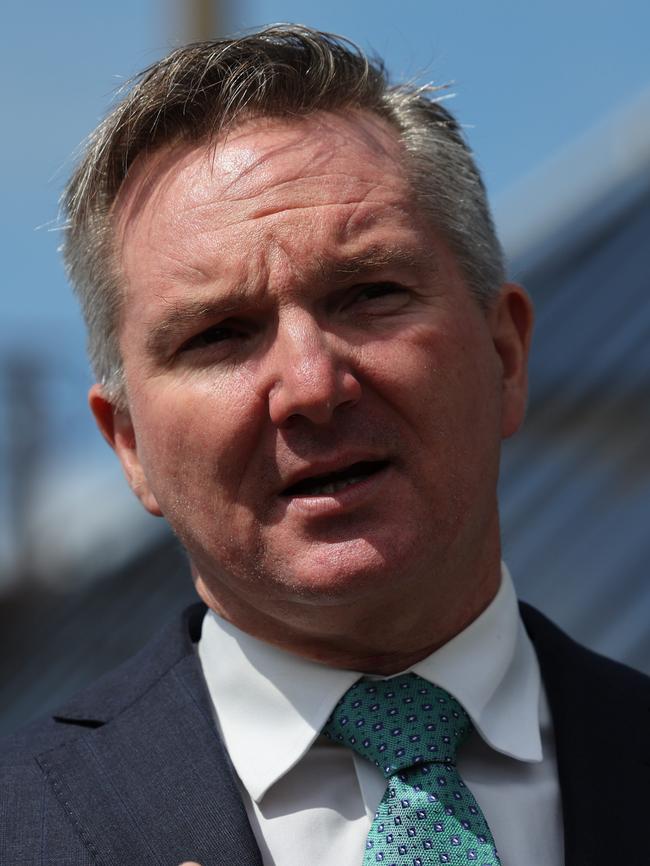 Climate Change and Energy Minister Chris Bowen. Picture: NCA NewsWire/David Swift