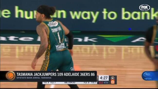 Adelaide 36ers finals hopes crushed after loss to JackJumpers in Tasmania