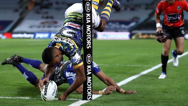 French was surrounded by hype coming into the season at fullback. (Photo by Cameron Spencer/Getty Images)