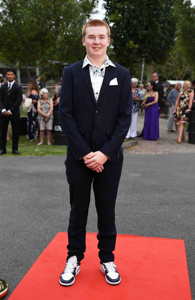 William Glover at Nambour State College School Formal. Picture: Patrick Woods.