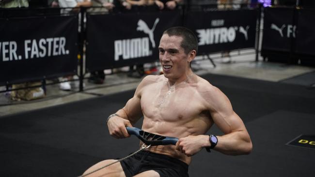 10000 athletes put their fitness to the test in a massive Hyrox competition this weekend (14-15 Dec) at Melbourne Exhibition and Convention Centre. Picture Valeriu Campan