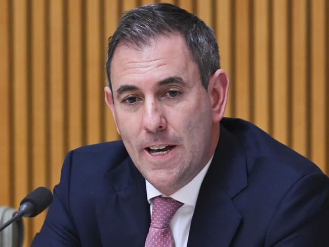 CANBERRA, AUSTRALIA  - NewsWire Photos - November 29, 2024: Federal Treasurer Jim Chalmers holds a meeting with the State TreasurerÃ¢â¬â¢s at Parliament House in Canberra. Picture: NewsWire / Martin Ollman