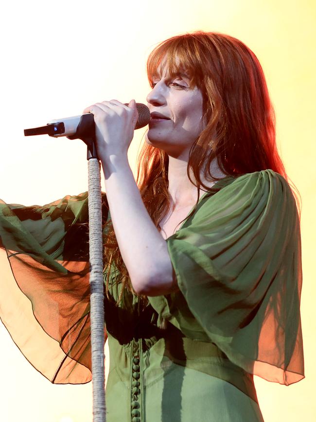 Florence Welch of Florence and the Machine. Picture: Getty Images