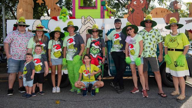 Team Bunnings as thousands of Territorians braved the tropical heat for A Very Darwin Christmas Pageant. Picture: Pema Tamang Pakhrin