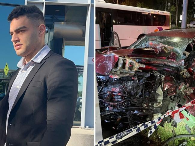 Brandon Barakat charged after Biggera Waters bus crash