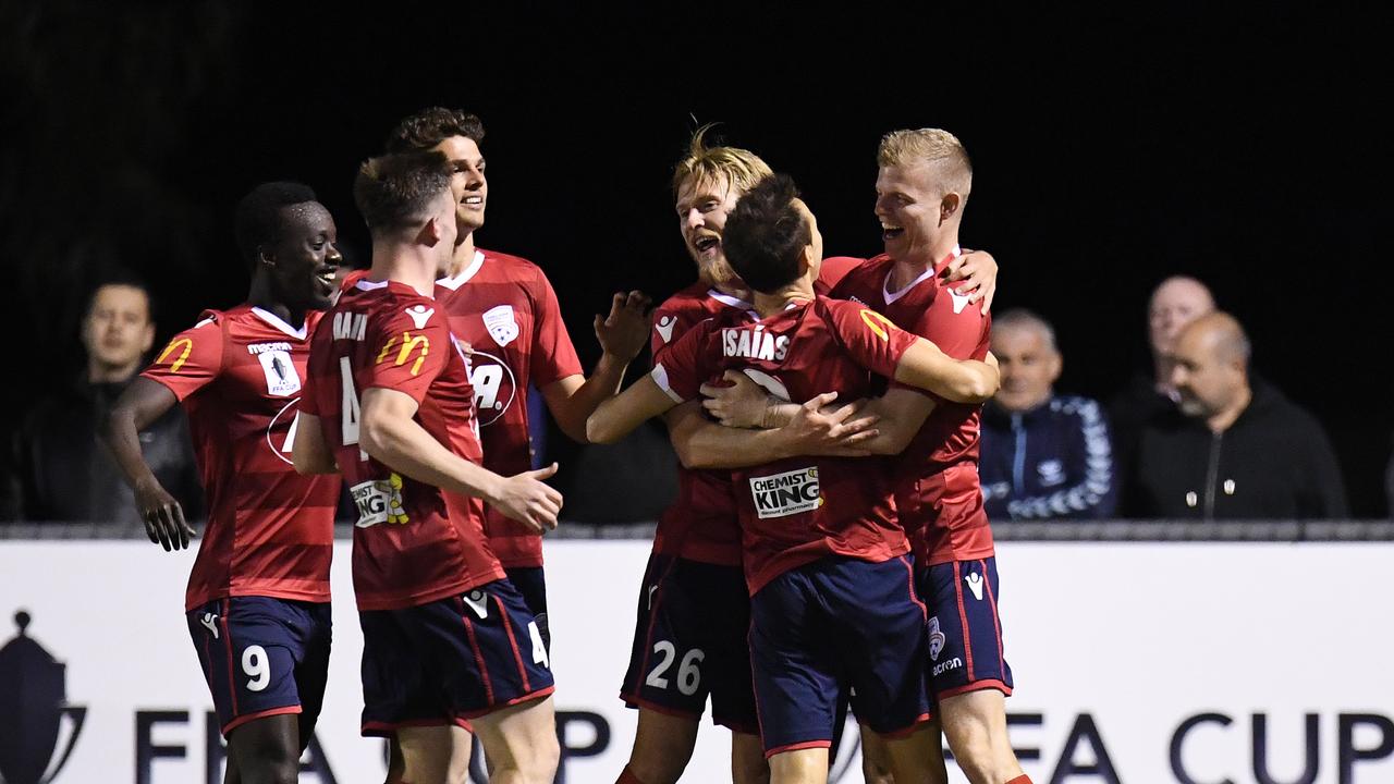 Adelaide United beat Bentleigh Greens to reach the FFA Cup final.