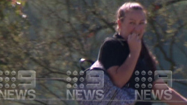 Convicted baby killer Keli Lane has been refused parole after the parole authority found she had not co-operated with locating the remains of her daughter, Tegan. Picture: 9 News