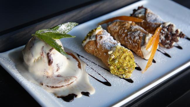 Dessert time — cannoli Sicilliani.