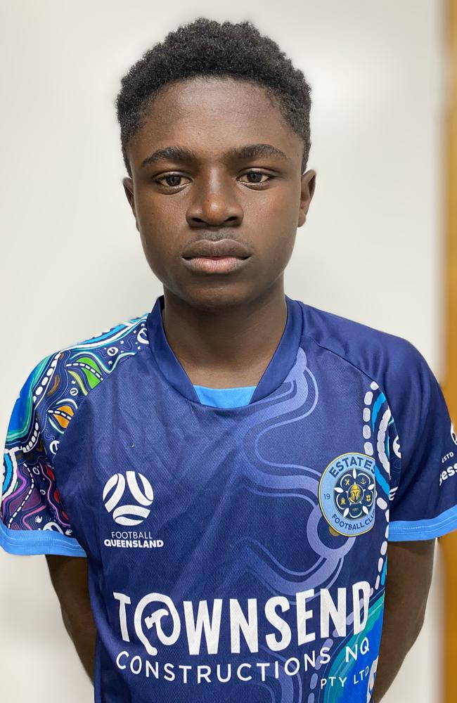 Estates FC junior footballer Okanya Wilonja. Picture: Estates FC