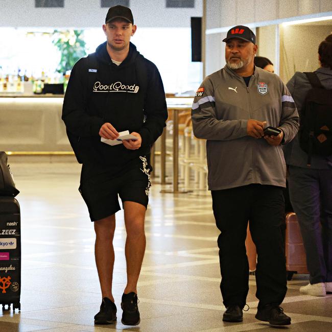 Tom Trbojevic arrives at Crown Plaza Coogee. Picture: Adam Yip