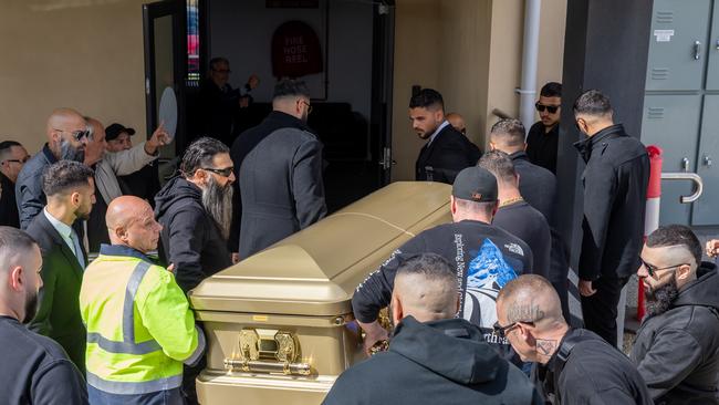 Mourners gather to farewell Sam Abdulrahim The Punisher Family and friends attend the funeral of Sam Abdulrahim at Epping Mosque in Melbourne before his burial at Northern Memorial Park.