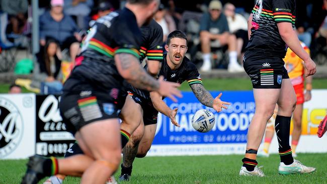 Jordan Starr scored a try for the Panthers. Picture: Leigh Jensen