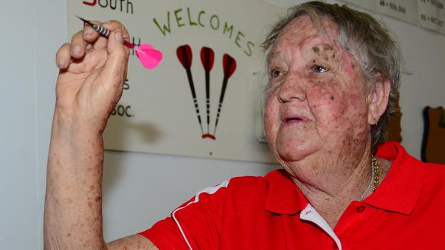 Margaret Wheeler was an avid member of the region’s darts community. Photo Keagan Elder / South Burnett Times