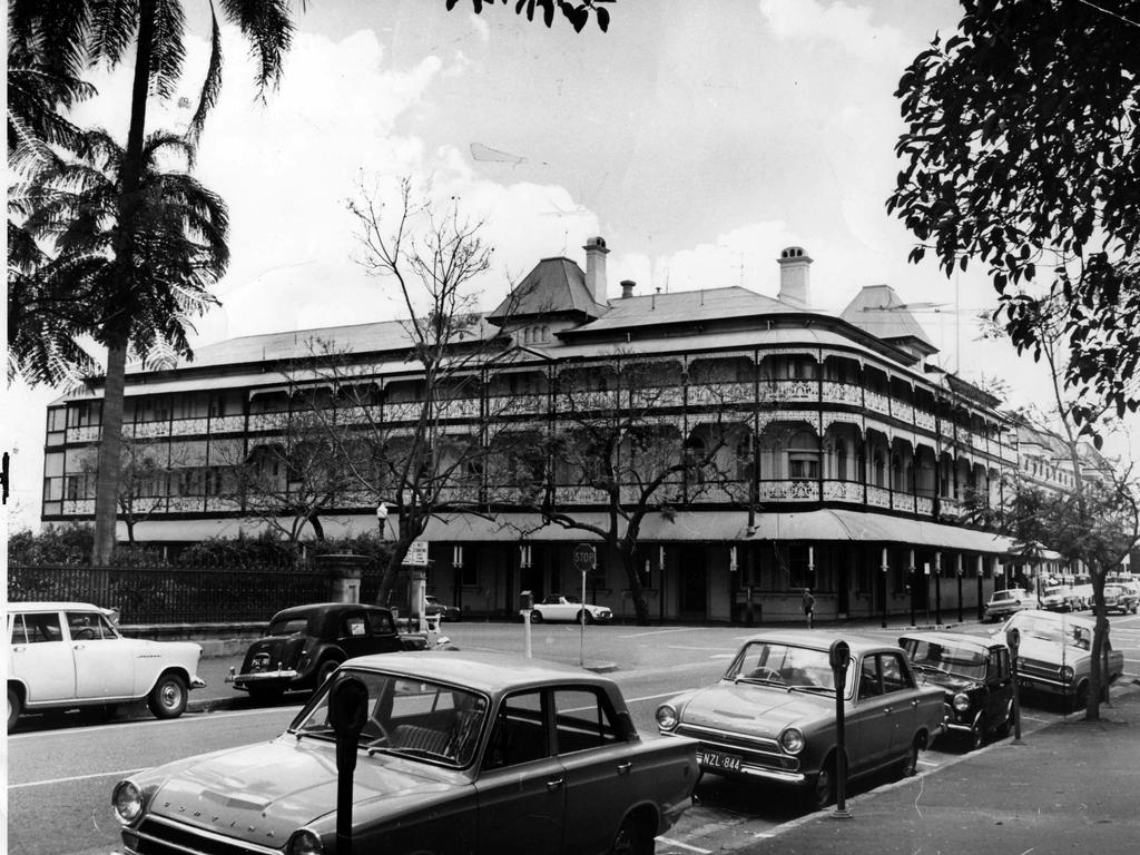 1974 - The Bellevue Hotel in George Street which was demolished in 1979.