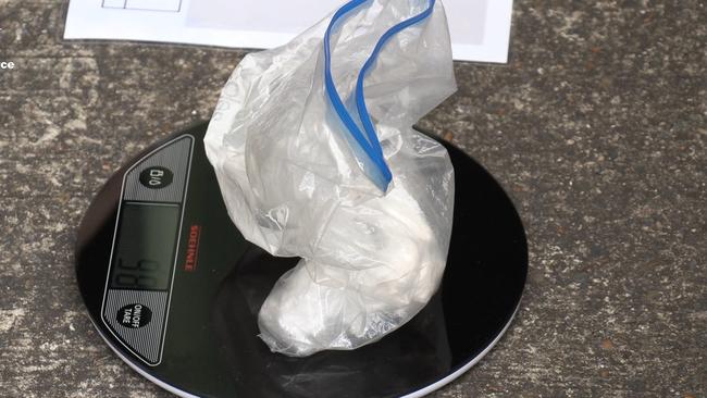 Material allegedly seized during the search. Picture: NSW Police