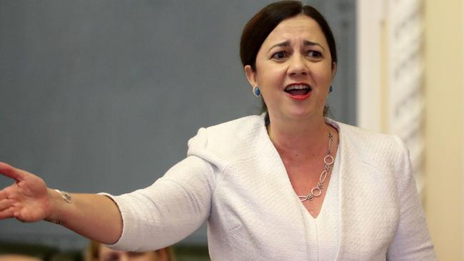 Premier Annastacia Palaszczuk during question time in State Parliament. File picture