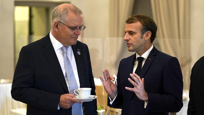 Prime Minister Scott Morrison is facing calls to give SA workers an iron-clad guarantee the nuclear subs will be built in Adelaide. French President Emmanuel Macron on the sidelines of the G20 summit accused Mr Morrison of lying about the deal.