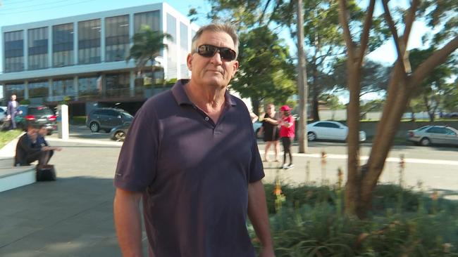 Graham Squires arrives at Wollongong Local Court on March 11.