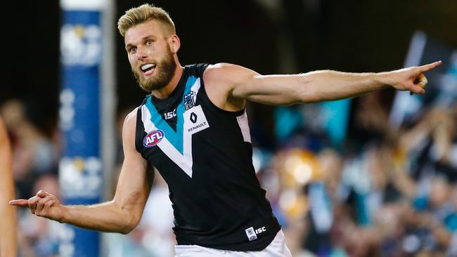 Jackson Trengove is on his way to the Western Bulldogs. (Photo by Jason O'Brien/AFL Media/Getty Images)