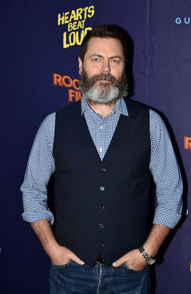 Fans still conflate Offerman with his Ron Swanson character on Parks and Recreation. Picture: Theo Wargo/Getty Images.