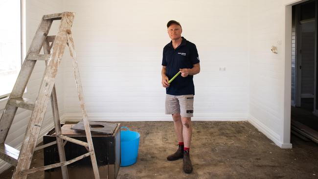 Andrew Gordon in the South Lismore home he has bought. Picture: Elise Derwin