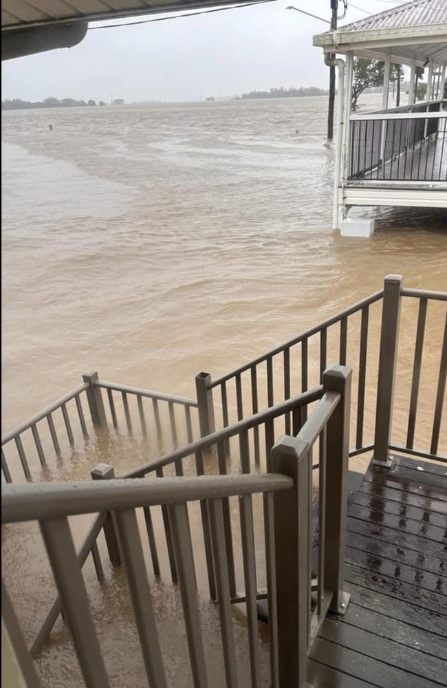 Ingham is surrounded by water after heartbreaking rains which have flooded homes. Photo via North Queensland Wet Season Pictures &amp; Video.