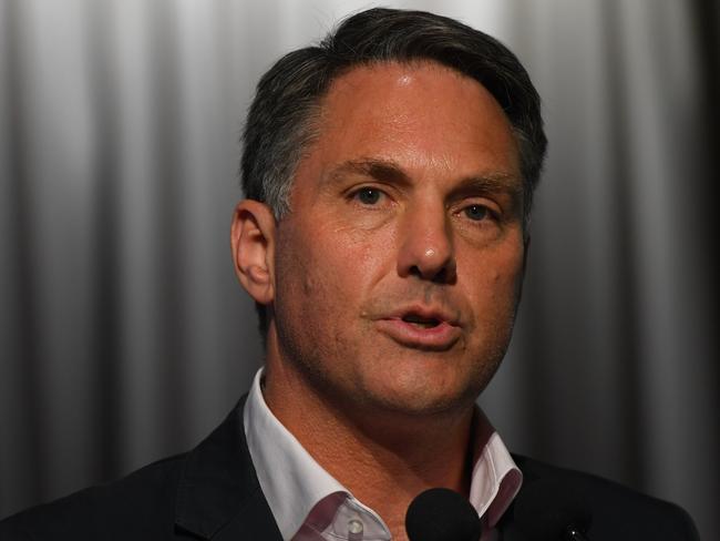 Deputy Leader of the Australian Labor Party, Richard Marles speaks during the Victorian Labor State Conference at Moonee Valley Racecourse, Melbourne, Saturday, November 16, 2019. (AAP Image/James Ross) NO ARCHIVING