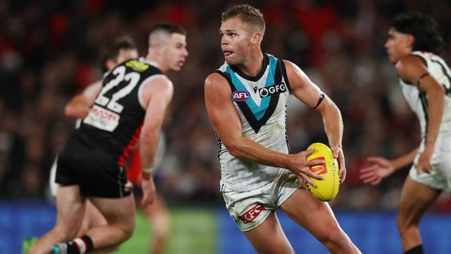 Port Adelaide will host St Kilda on Friday night in Anzac Round. Picture: Michael Klein