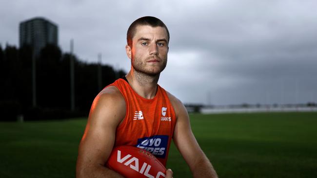 Portrait of Xavier O'Halloran after a GWS Giants training session on December 9, 2024 Photo by Phil Hillyard (Image Supplied for Editorial Use only - **NO ON SALES** - Â©Phil Hillyard )