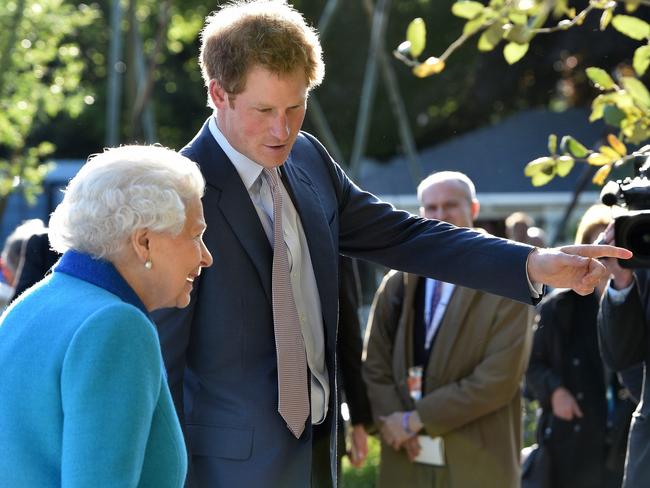 Prince Harry has hit out at reports he did not ask his grandmother’s permission to name his newborn daughter after her. Picture: Getty Images