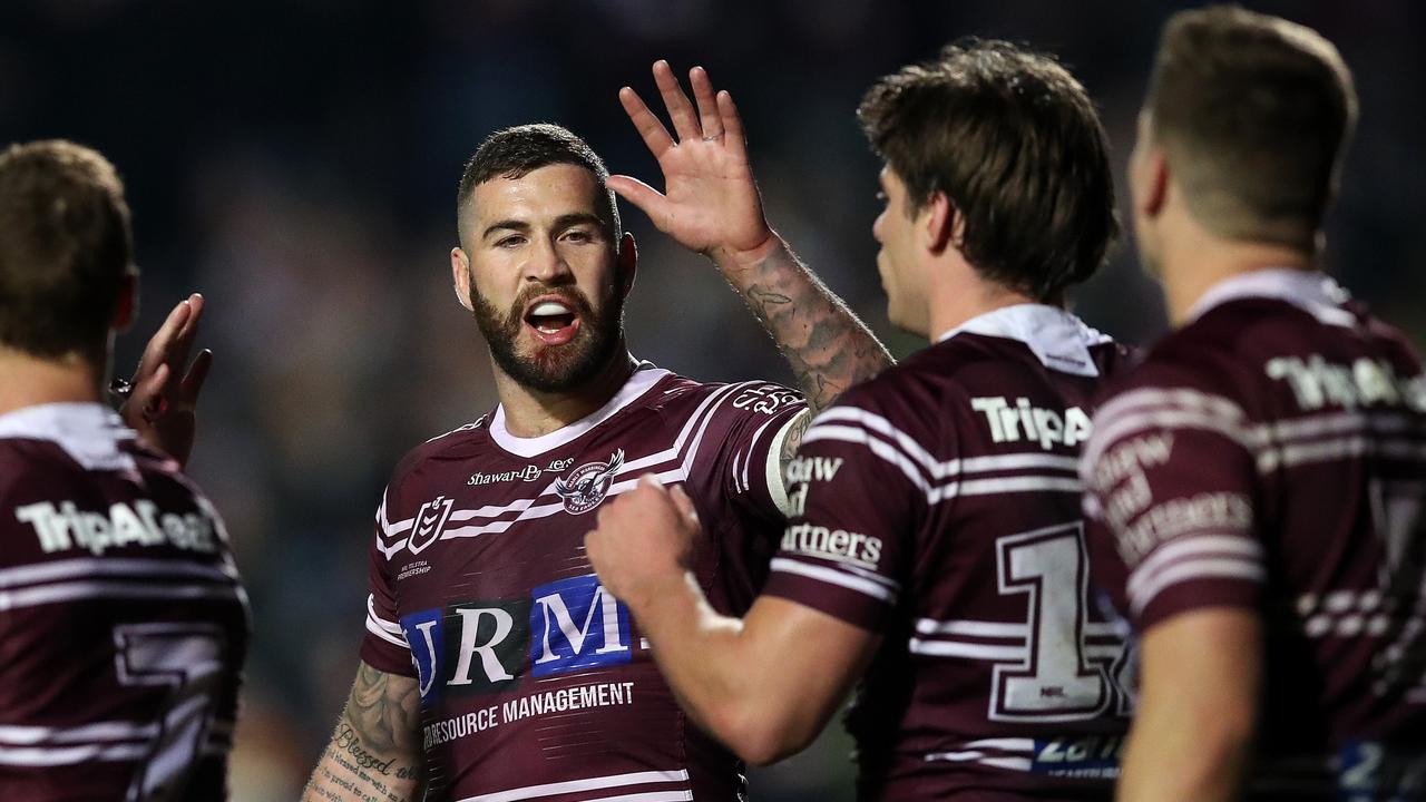 Joel Thompson will lead a young Sea Eagles side against the Sharks.