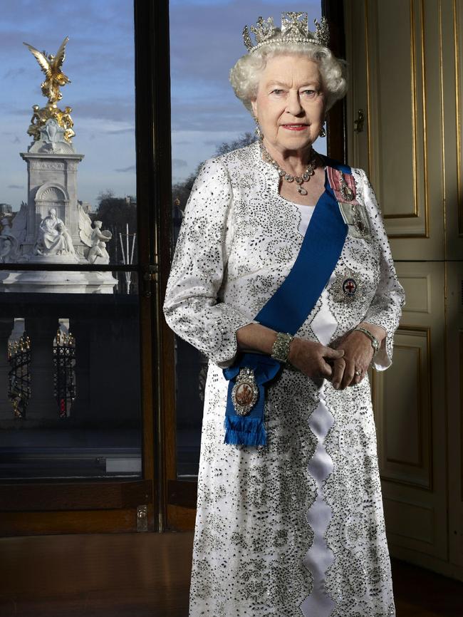 The Queen’s official Diamond Jubilee in the Centre Room of Buckingham Palace.