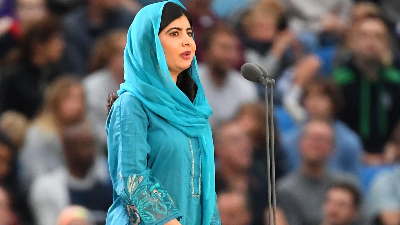 Malala Yousafzai delivered an inspiring speech. (Photo by ANDY BUCHANAN / AFP)