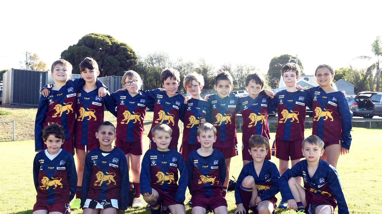 Belmont Lions under-9 football team.