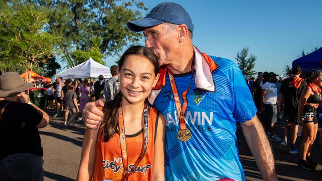 Freya and Chris Galati. Picture: Pema Tamang Pakhrin.