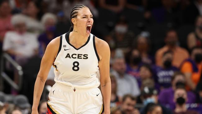 Liz Cambage may not play for the Opals again as Basketball Australia investigate her behaviour in a pre-Olympic scrimmage against Nigeria. Picture: Christian Petersen/Getty Images/AFP.