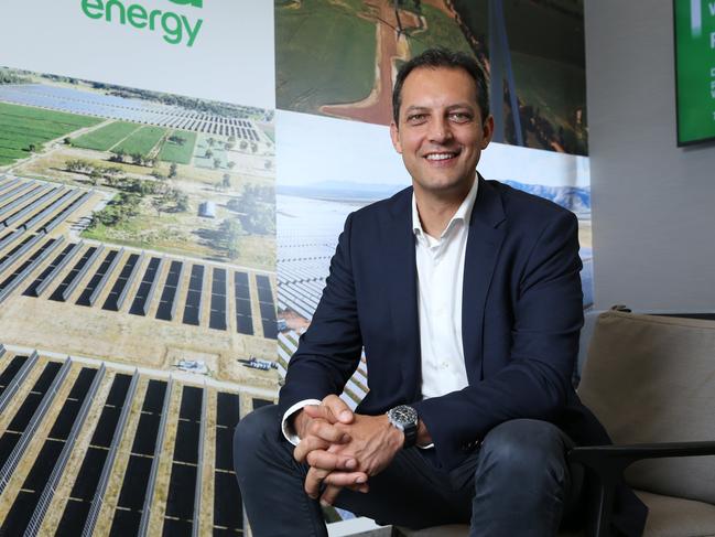 06/12/2024. Enel CEO Werther Esposito, ahead of the launch of the new brand for the company Potentia Energy, pictured at their offices in Barangaroo, Sydney. Britta Campion / The Australian