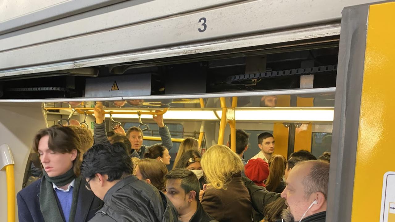 A train has stopped on the T4 train line over urgent track repairs. Picture: NCA NewsWire